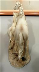 PAIR ECHT ALTMAN PROCELAIN GALLOPING HORSES - ONE PAIR 8